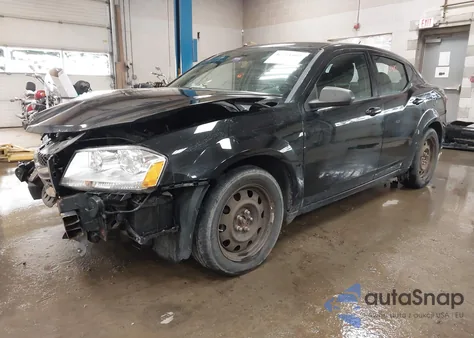 2014 Dodge Avenger Se from USA, damaged, VIN 1C3CDZAB1EN148761
